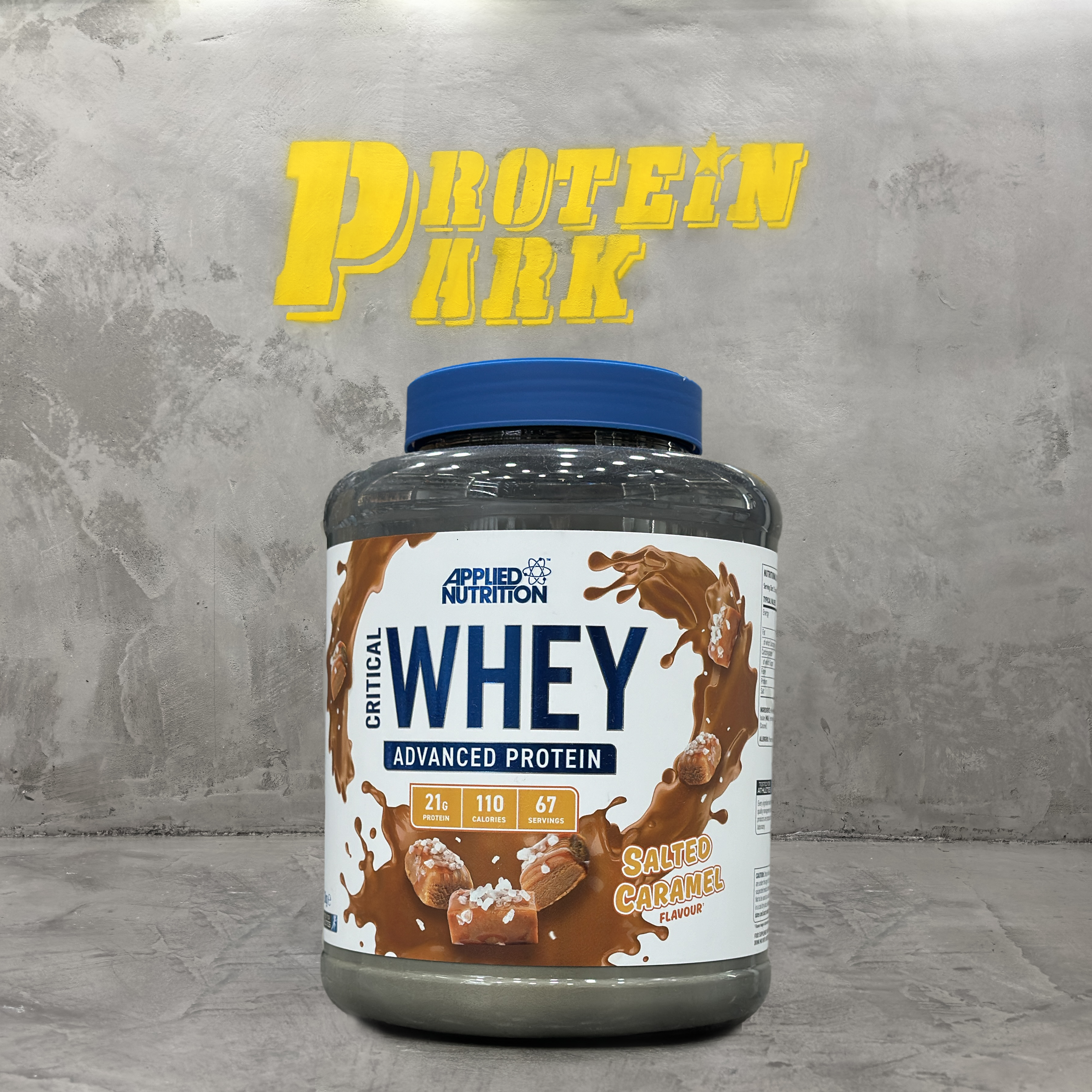Applied Critical Whey 2kg - Salted Caramel + Free Protein park Shake 500ml